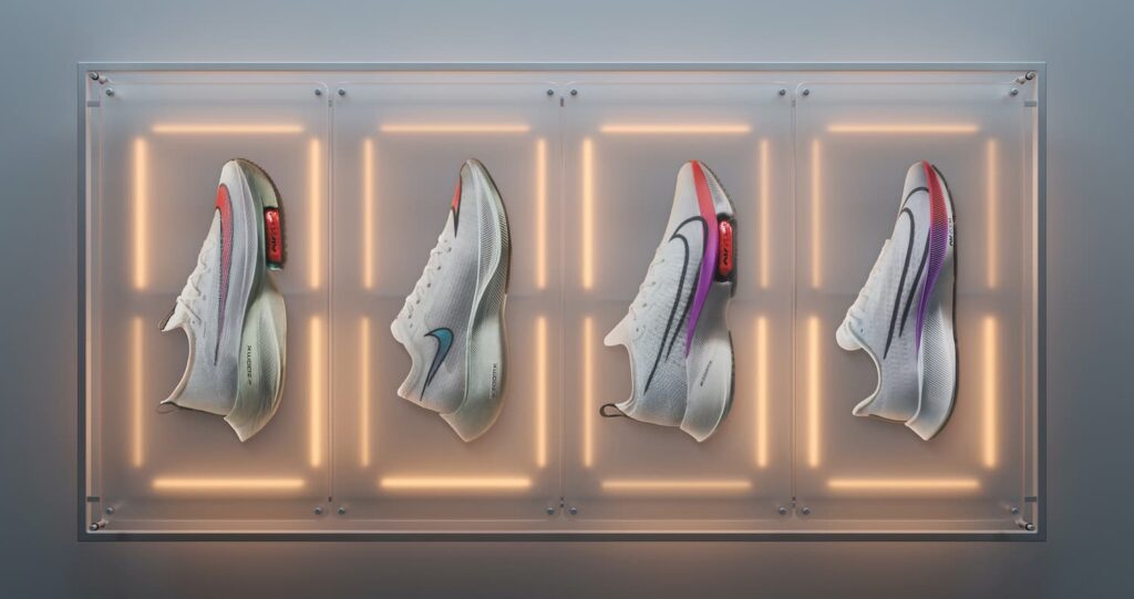 Familia de tenis Nike para running