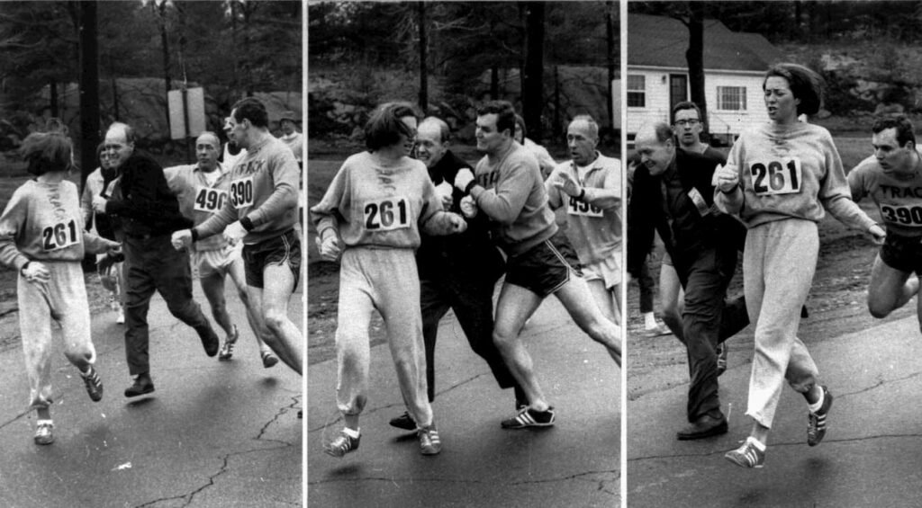 Primera mujer maratón de Boston