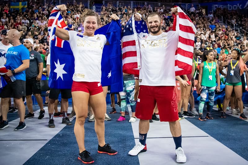 Tia-Clair Toomey y Mat Fraser, ganadores de los CrossFit Games