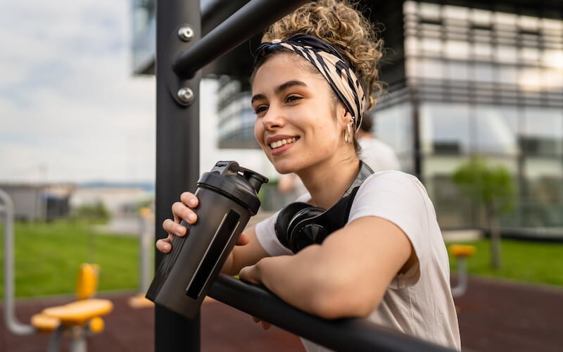 malteada de proteína
